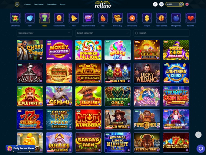 rollino Casino screenshot 2