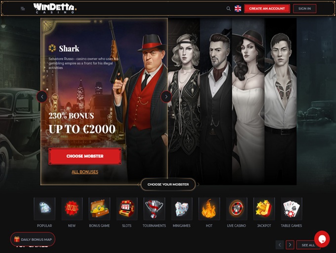Windetta Casino lobby