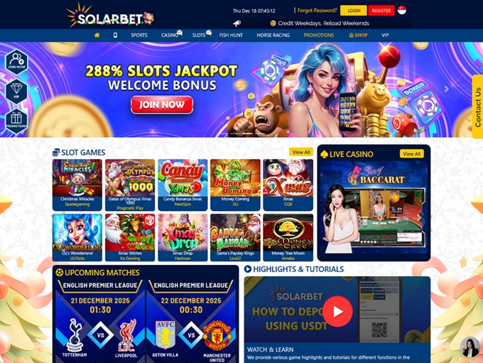 Solarbet Casino lobby