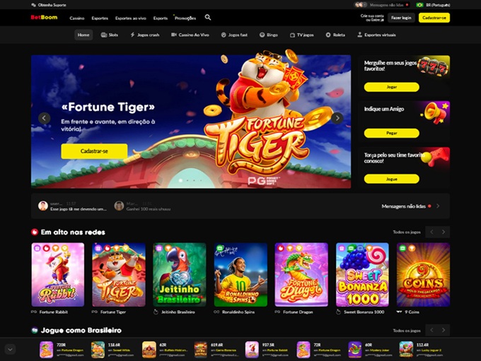 BetBoom Casino lobby