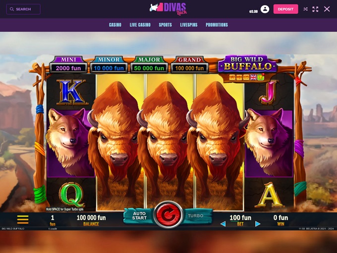 Divas Luck Casino screenshot 4