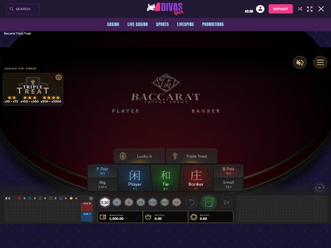 Divas Luck Casino screenshot 6