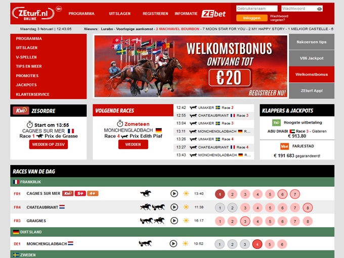 ZEturf.nl lobby