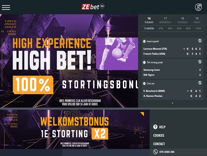 ZEbet.nl screenshot 1