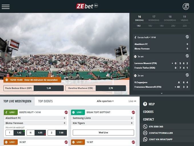 ZEbet.nl screenshot 2
