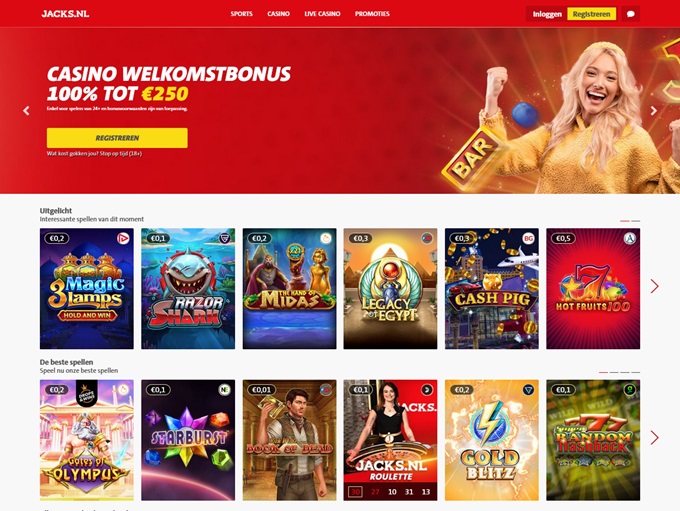 Jacks.nl screenshot 1