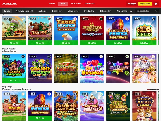 Jacks.nl screenshot 2