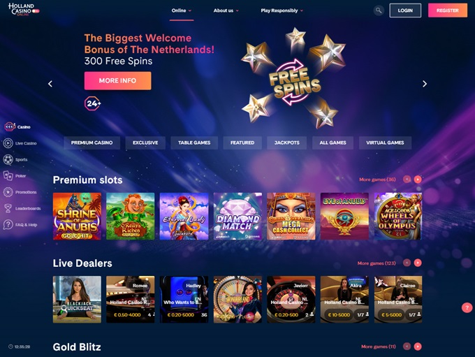 HollandCasino.nl lobby