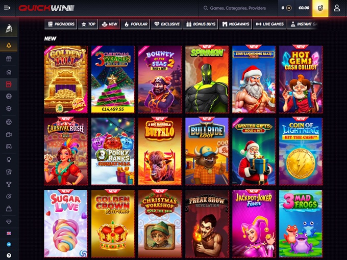 Quickwin Casino screenshot 2