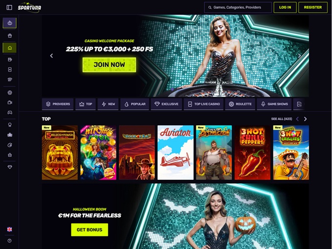 Sportuna Casino lobby