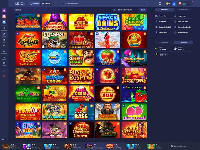 Legzo Casino screenshot 2