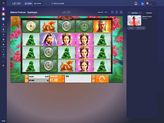 Legzo Casino screenshot 4