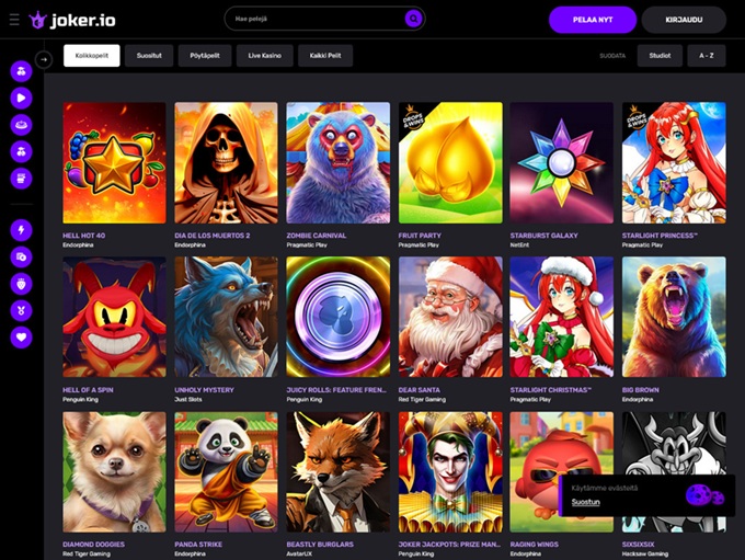 joker.io Casino screenshot 2