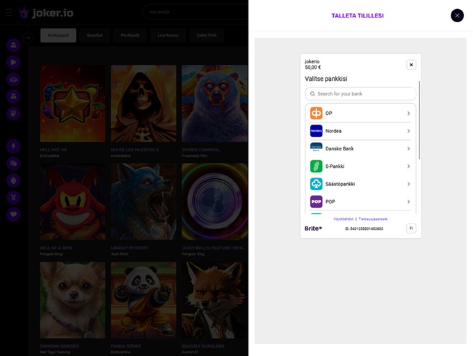 joker.io Casino screenshot 3