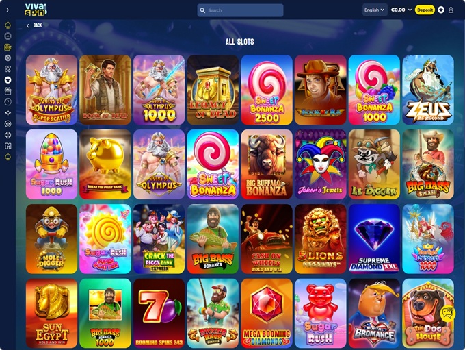Vivaspin Casino screenshot 2