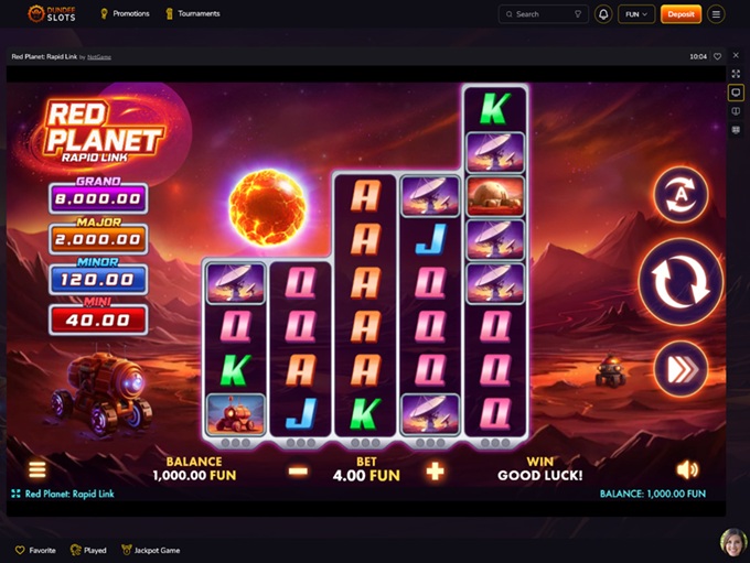 Dundeeslots Casino screenshot 5