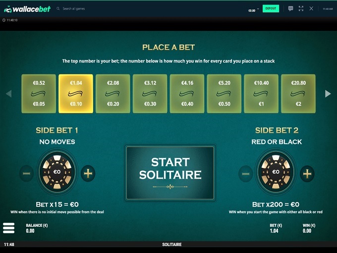 wallacebet Casino screenshot 6
