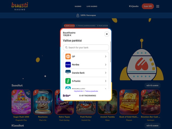 Buusti Kasino screenshot 3