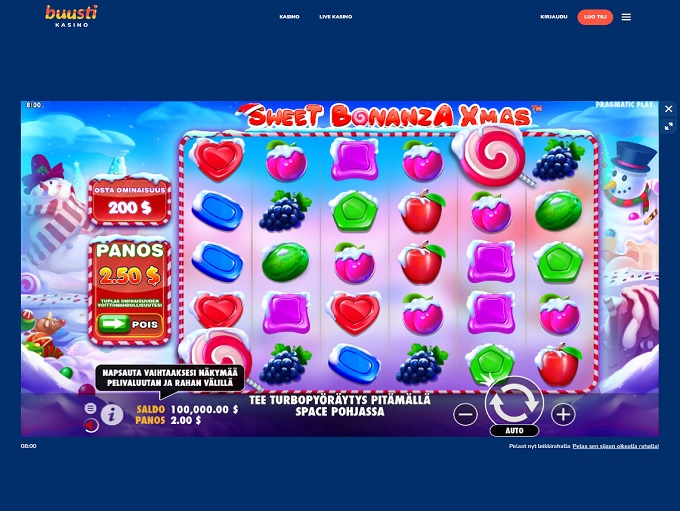Buusti Kasino screenshot 4