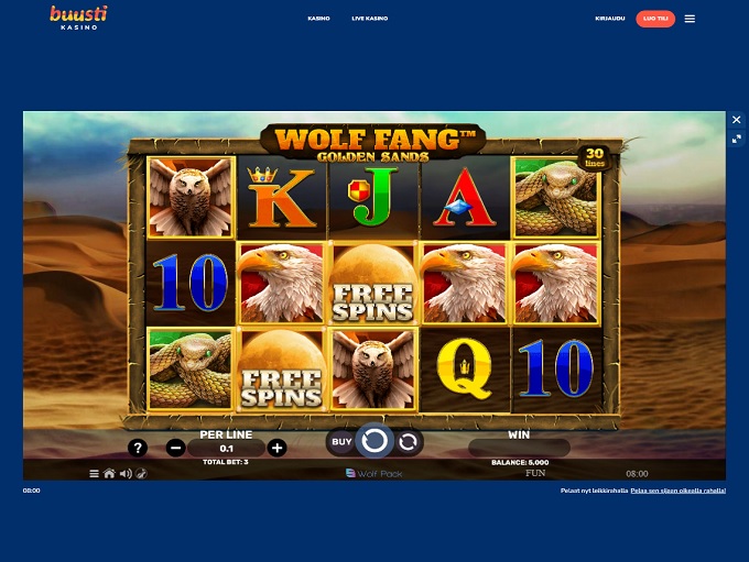 Buusti Kasino screenshot 5