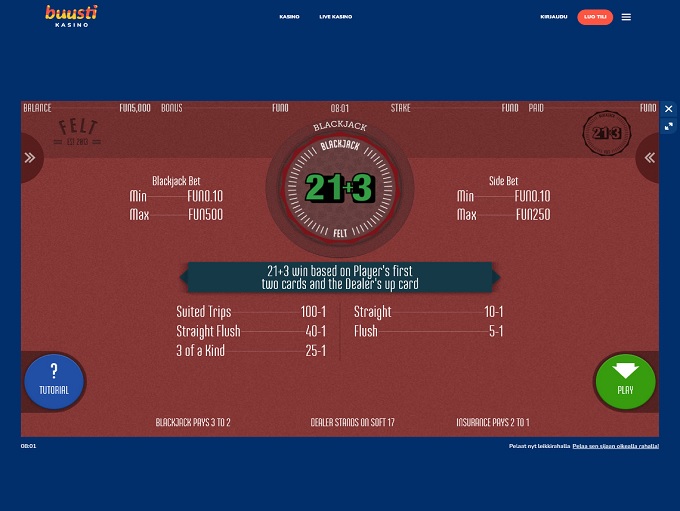 Buusti Kasino screenshot 6