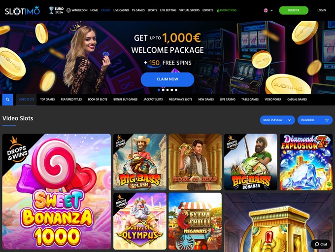 Slotimo Casino screenshot 1