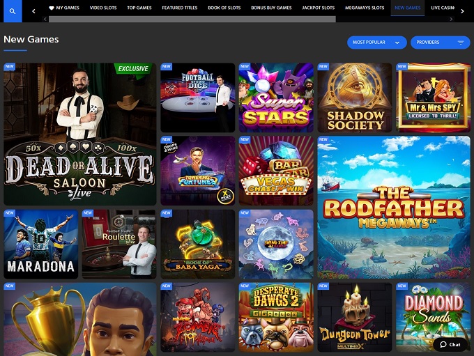 Slotimo Casino screenshot 2