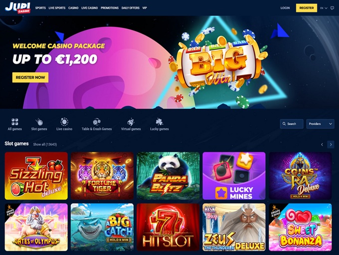 Jupi Casino screenshot 1