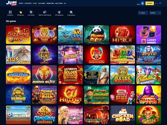 Jupi Casino screenshot 2
