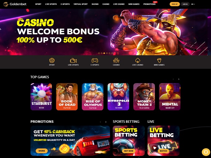 Goldenbet Casino screenshot 1