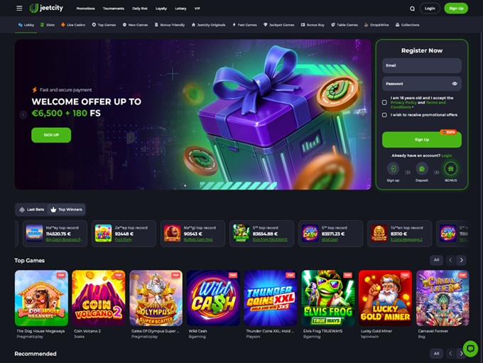JeetCity Casino screenshot 1