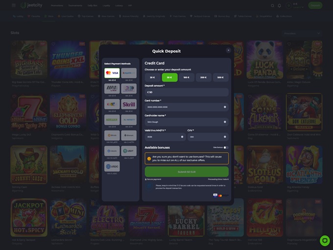 JeetCity Casino screenshot 3