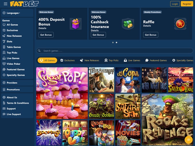 Fatbet Casino screenshot 1