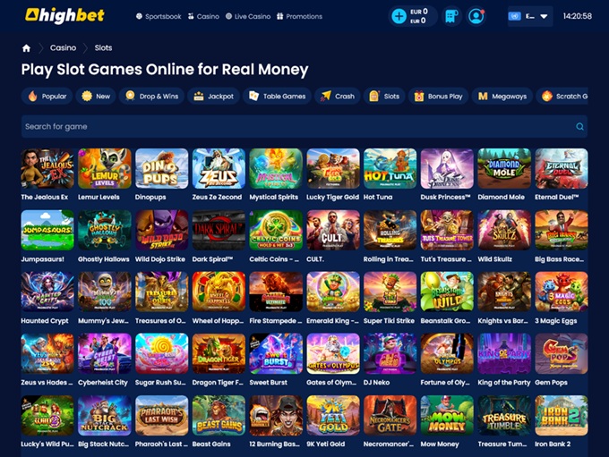 Highbet Casino screenshot 2