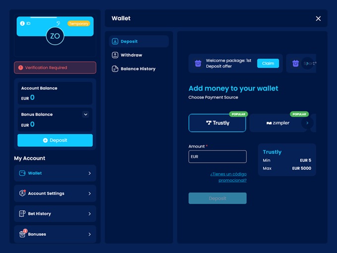 Highbet Casino screenshot 3