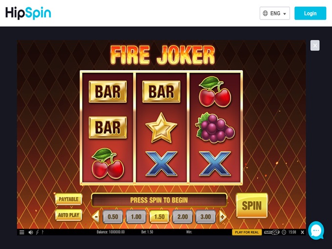 HipSpin Casino screenshot 4
