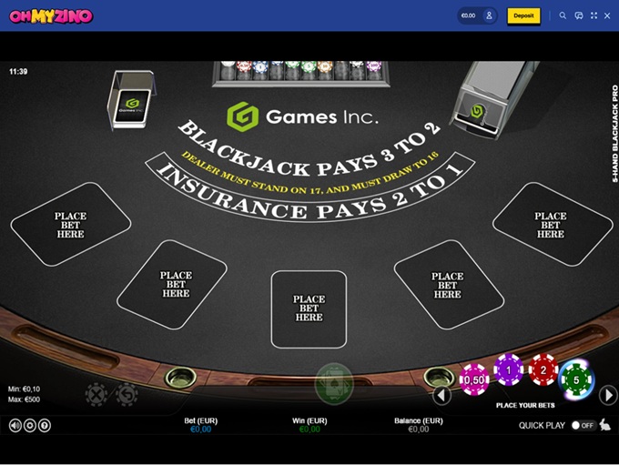OhMyZino Casino screenshot 6