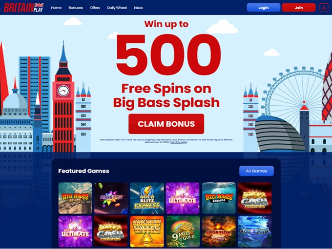 BritainPlay Casino screenshot 1