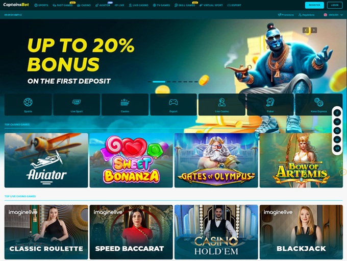 Captainsbet Casino screenshot 1