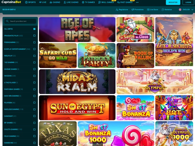 Captainsbet Casino screenshot 2