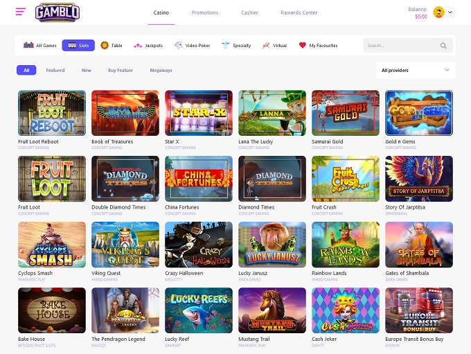 Gamblo Casino screenshot 2