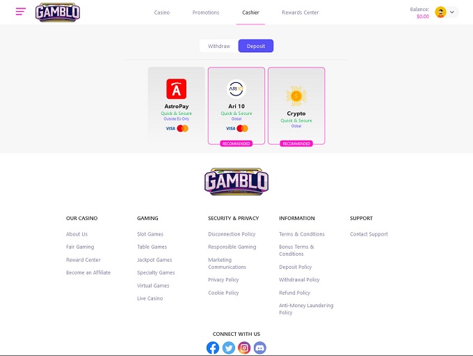 Gamblo Casino screenshot 3