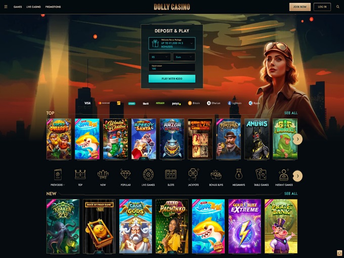 Dolly Casino lobby
