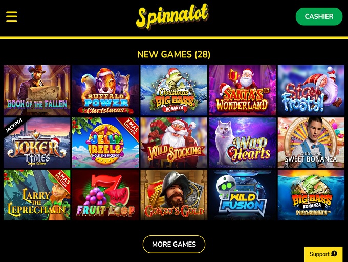 Spinnalot Casino screenshot 2