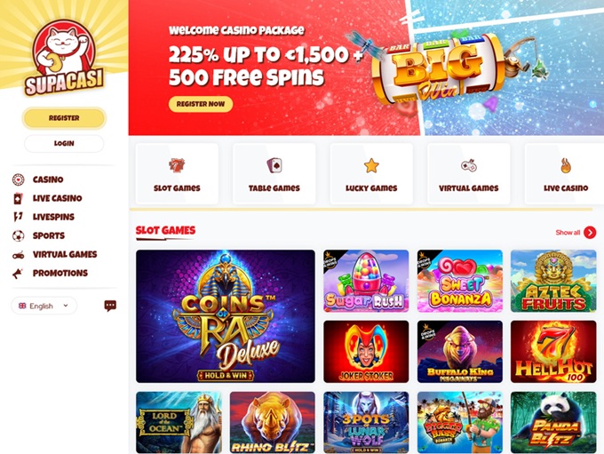 Supacasi Casino screenshot 1
