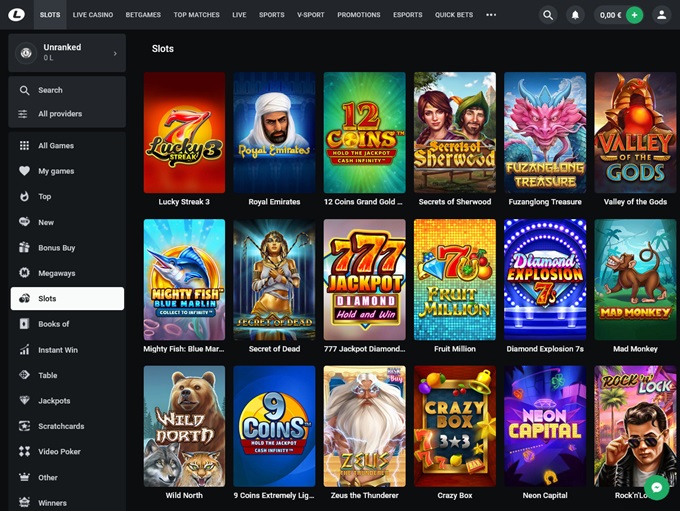 Leon Casino screenshot 2