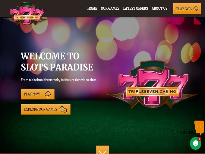 TripleSeven Casino lobby