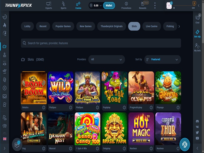 Thunderpick Casino screenshot 2