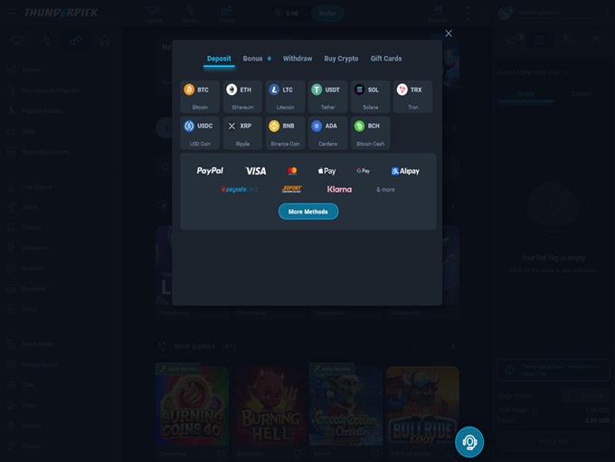 Thunderpick Casino screenshot 3