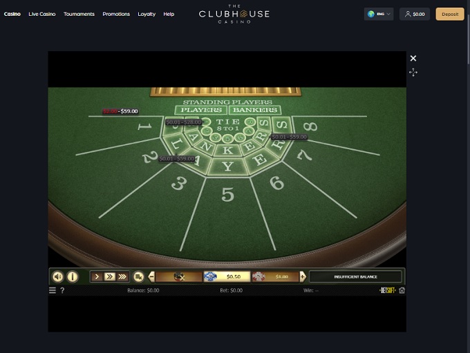 The ClubHouse Casino screenshot 6
